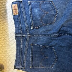 LEVI’S 505 Straight Leg Dark Wash Women’s Jeans Size 8